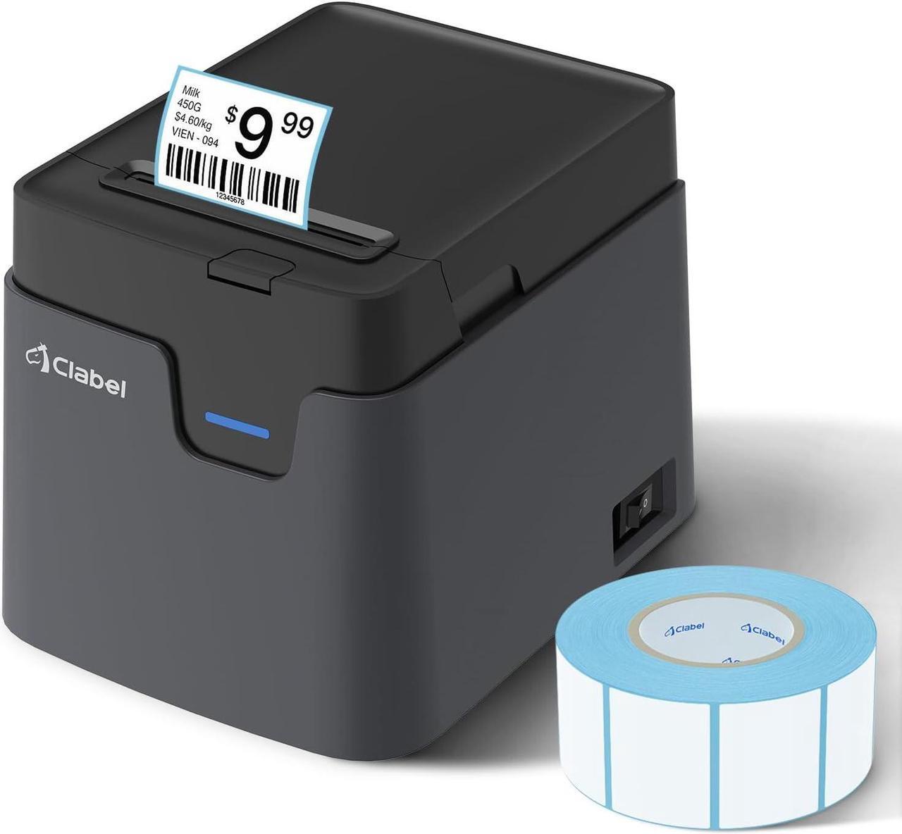 Main image of 221D Bluetooth Barcode Label Printer: 2 Inch Desktop Label Maker Thermal Barcodes Printer for Address Shipping Warehouse with 1 Roll 40x30mm Label