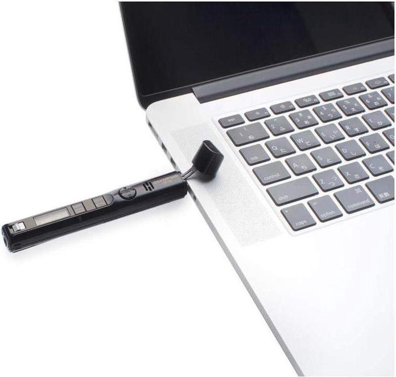Alt view image 5 of 5 - VP-10 Voice Recorder with 4GB, PCM/WMA/MP3, USB, Voice Activated Recording, Black