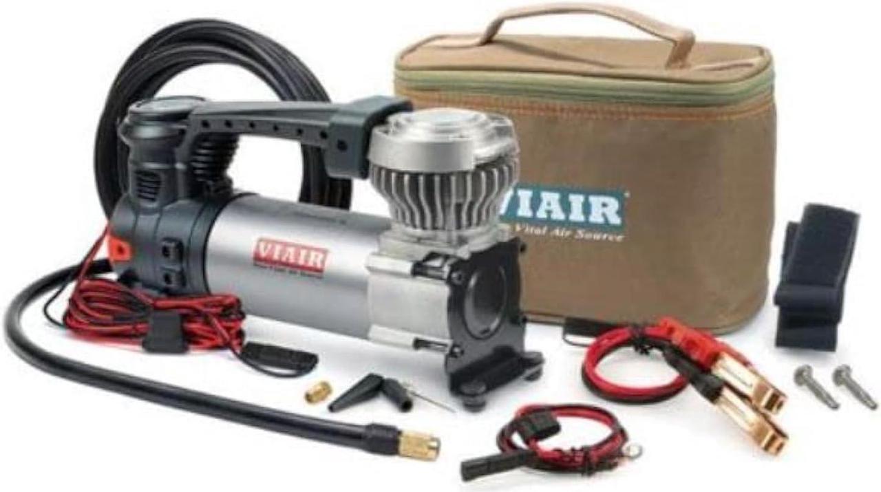 Main image of 00088 Tire Inflator Portable Onroad/Offroad Air Compressor for Car, Truck, SUV & RV | 12V On/Off Road Tire Pump Air Compressor Portable Heavy Duty 120 PSI, Alligator Clips, Twist Chuck