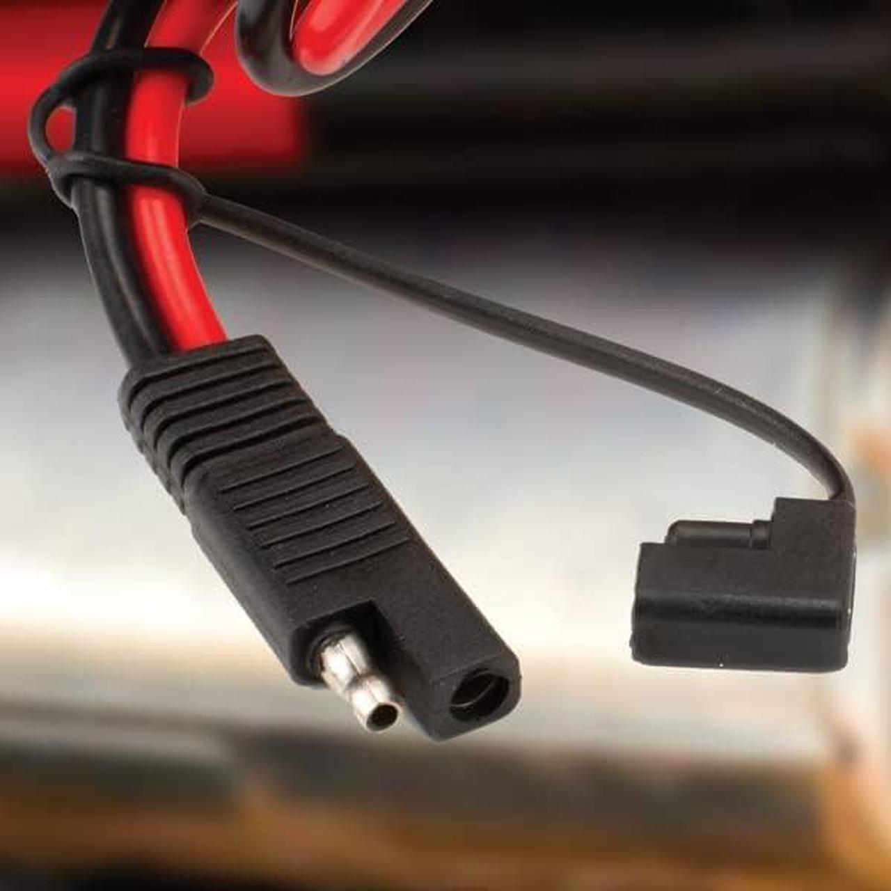 Alt view image 3 of 7 - 00088 Tire Inflator Portable Onroad/Offroad Air Compressor for Car, Truck, SUV & RV | 12V On/Off Road Tire Pump Air Compressor Portable Heavy Duty 120 PSI, Alligator Clips, Twist Chuck