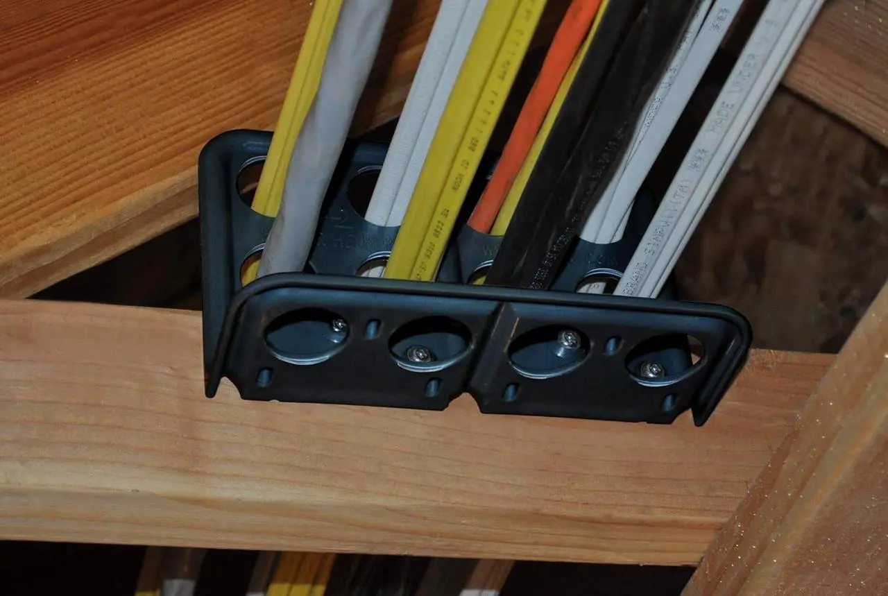Alt view image 4 of 6 - Homer Helpers (Box of 15) | Rough-in labor saving install electrical cable, cord, wire management, bracket that eliminates the need for staples or cable Stackers. professional, & tidy.