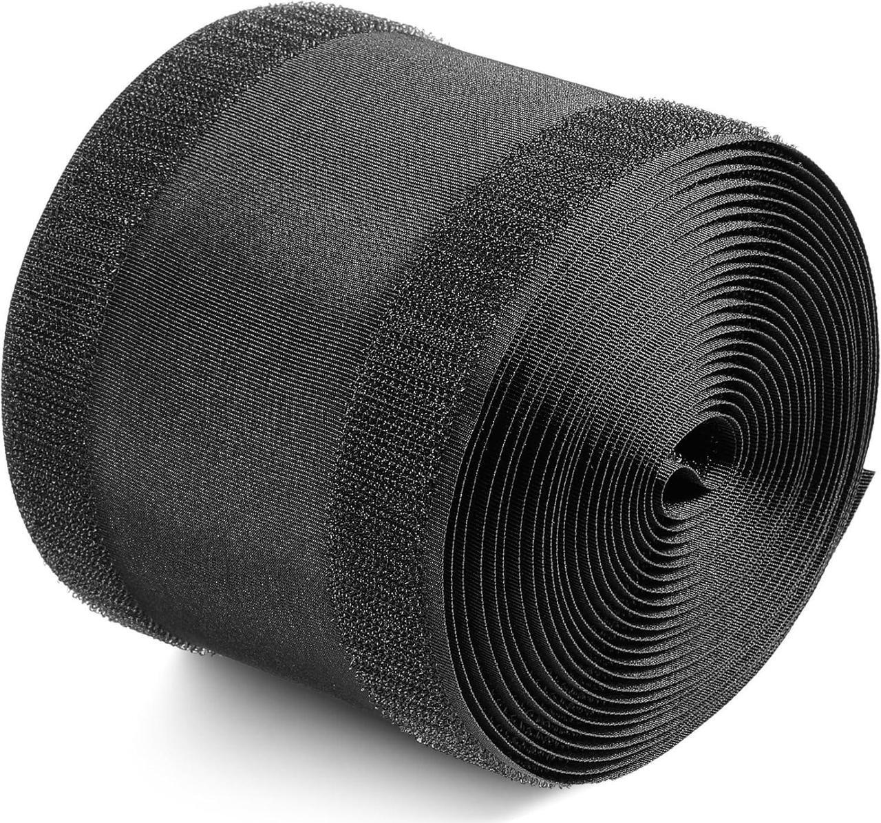 Main image of Cord Cover Floor Carpet Cable Cover Floor Wire Cover Protector Cable Management for Office Carpet, Keep Cable Organized and Protect Cords (Black,4 Inch X 200 Feet)