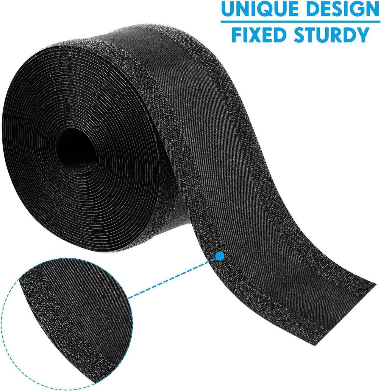 Alt view image 6 of 7 - Cord Cover Floor Carpet Cable Cover Floor Wire Cover Protector Cable Management for Office Carpet, Keep Cable Organized and Protect Cords (Black,4 Inch X 200 Feet)