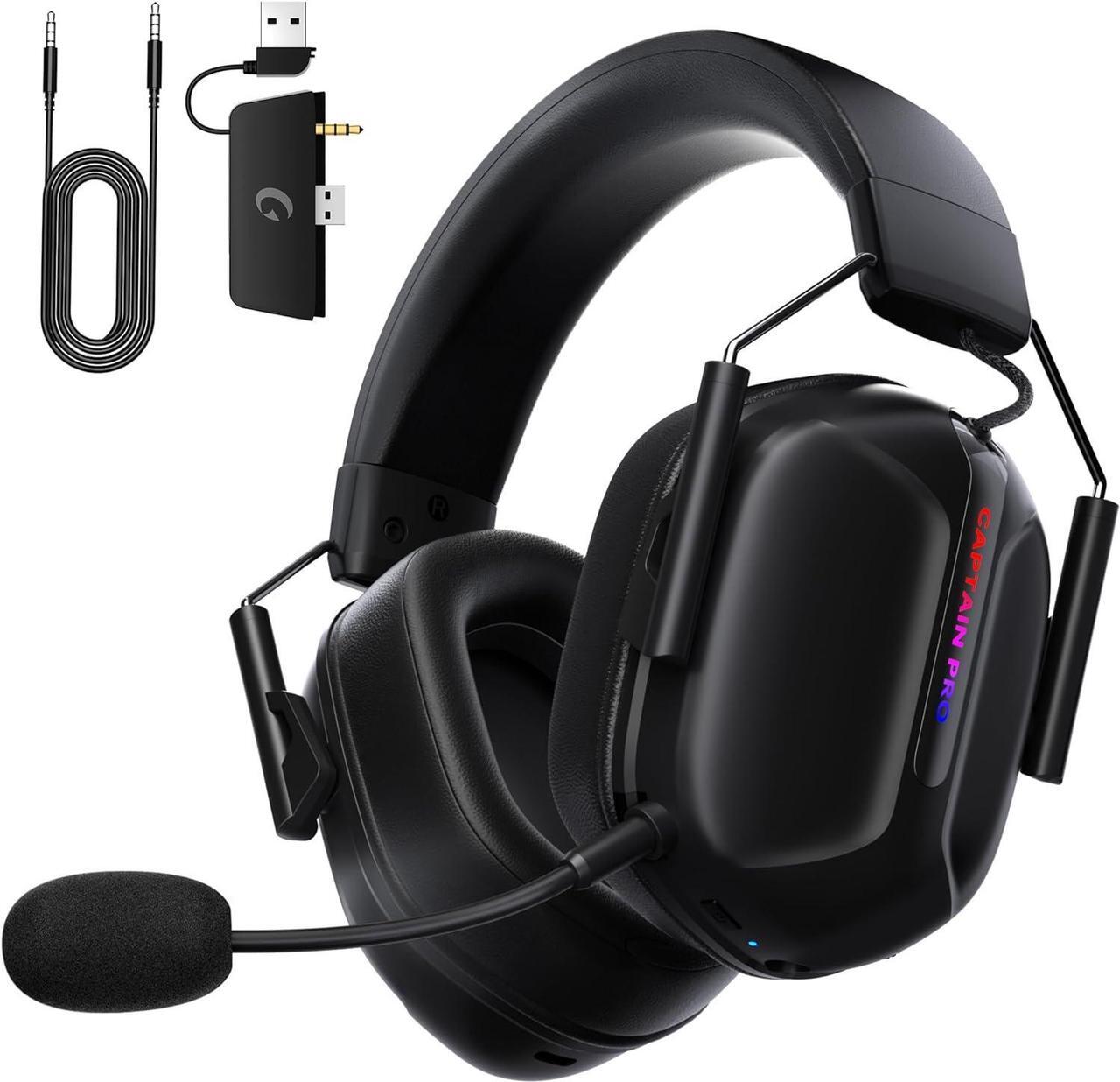 Main image of Wireless Gaming Headset for Xbox Series X|S, Xbox One, PC, PS5, Mac, Nintendo Switch, Bluetooth 5.2, Surround Sound, 60H Battery, Gaming Headphones with Detachable Noise Canceling Microphone-Black