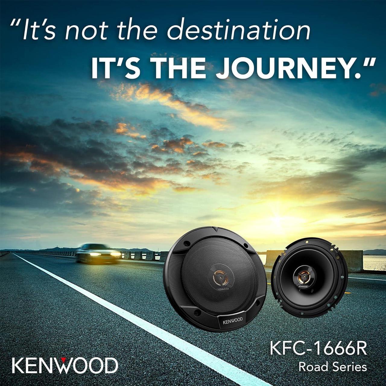 Alt view image 6 of 6 - KFC-6966R Road Series Car Speakers (Pair) - 6"x9" 3-Way Car Coaxial Speakers, 400W, 4-Ohm Impedance, Polypropylene Woofer & Electro-Dynamic Tweeter, Heavy Duty Magnet Design