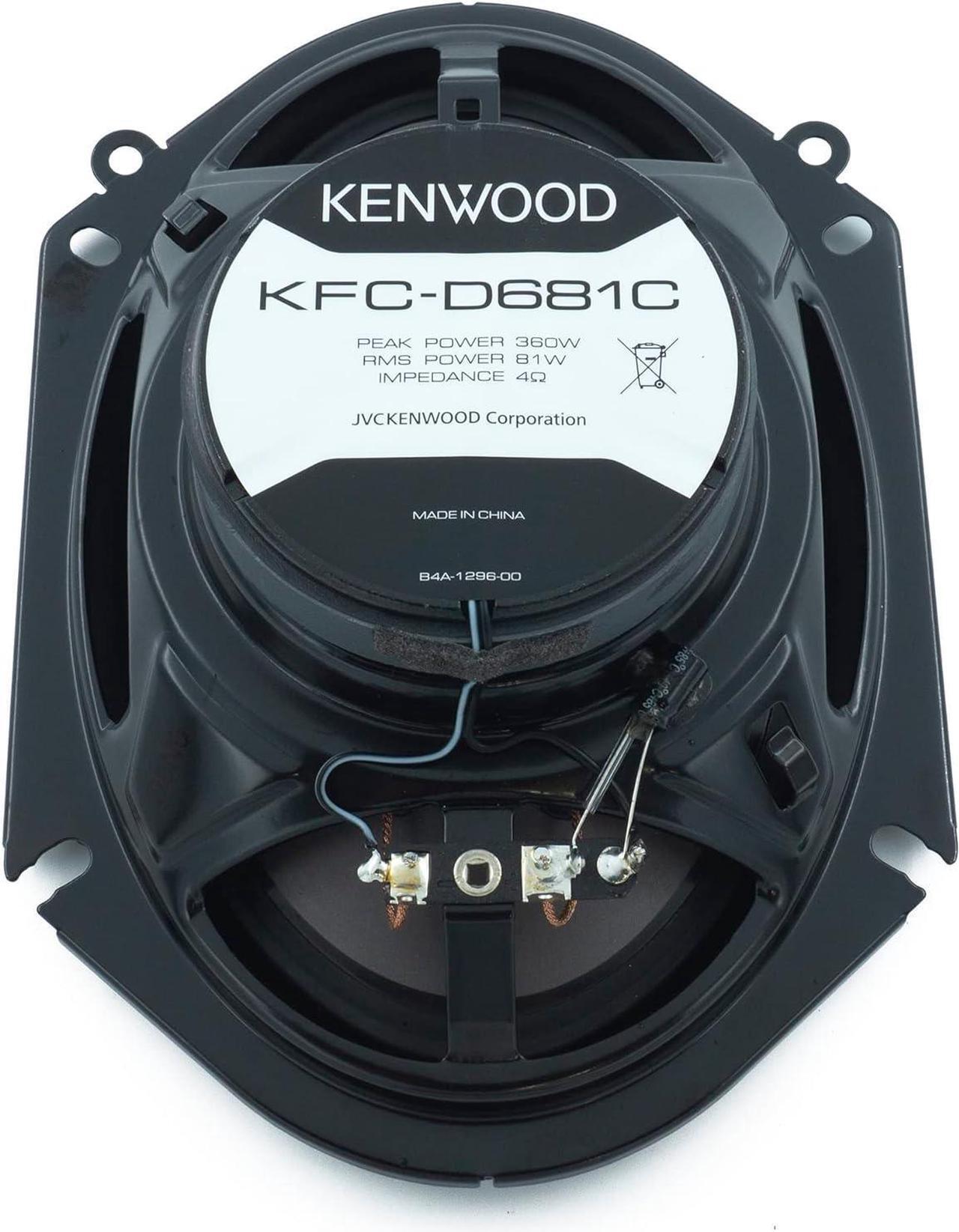 Alt view image 5 of 6 - KFC-D691 6x9 inch 4-Way 600 Watt Peak Power Performance Series Car Audio Speakers