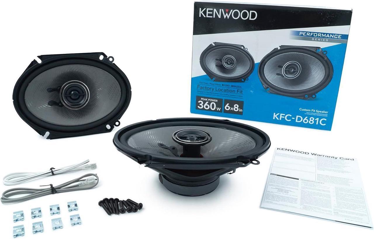 Alt view image 6 of 6 - KFC-D691 6x9 inch 4-Way 600 Watt Peak Power Performance Series Car Audio Speakers