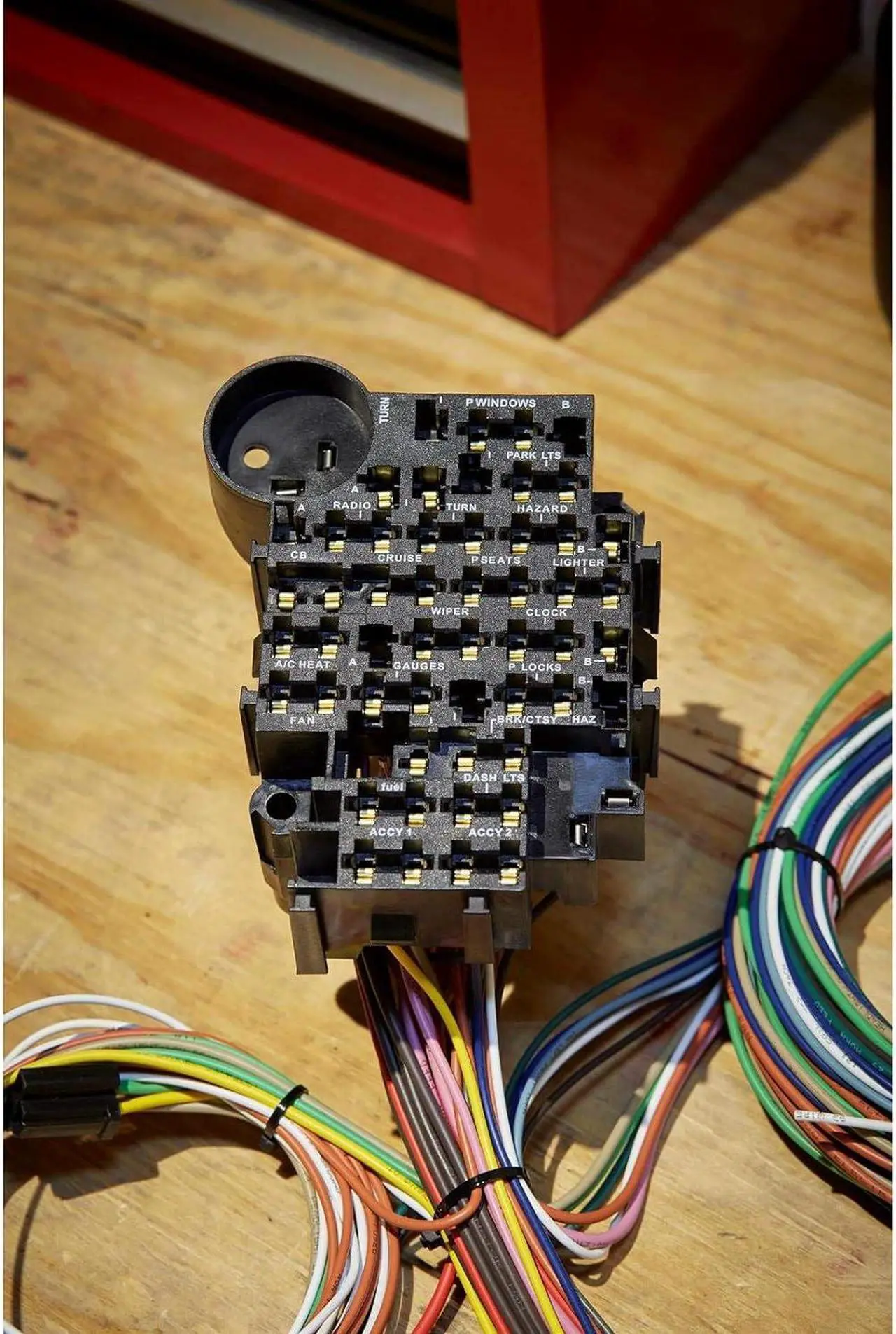 Alt view image 6 of 7 - Universal 22-Circuit Automotive Wiring Harness Kit for GM Tilt Columns - GXL Insulated Copper Wires, Includes Instructions, Ideal for Restorations, Custom Builds and Engine Swaps