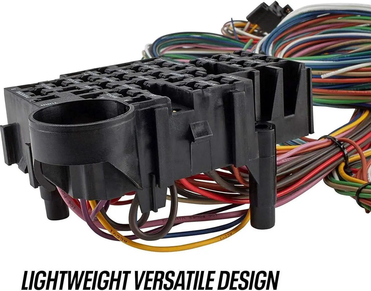 Alt view image 7 of 7 - Universal 22-Circuit Automotive Wiring Harness Kit for GM Tilt Columns - GXL Insulated Copper Wires, Includes Instructions, Ideal for Restorations, Custom Builds and Engine Swaps