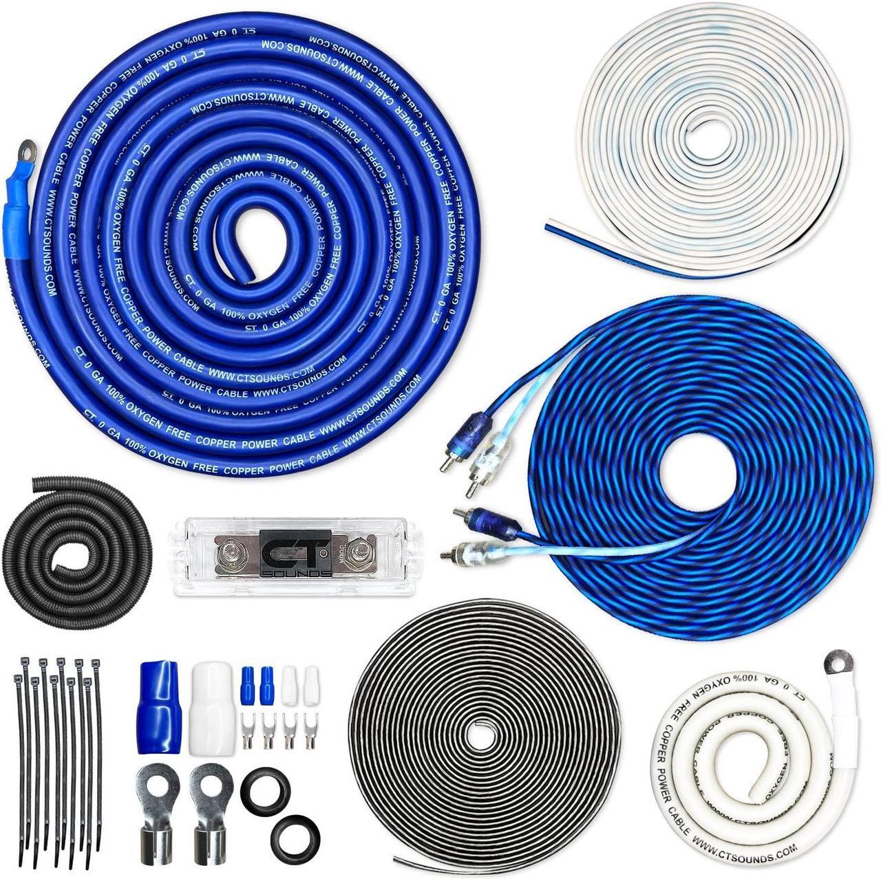 Main image of 1/0 Gauge OFC Complete Amp Wiring Install Kit, AMPKIT-0GA-ELITE