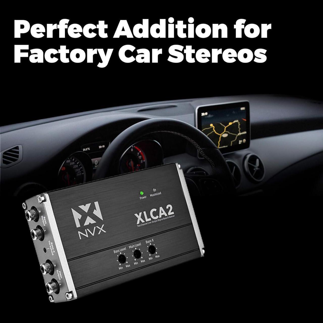 Alt view image 2 of 7 - XBBR2 X-Series 2-Channel Bass Restoration Processor and Line Output Converter with Impedance Matching and Remote Level Control