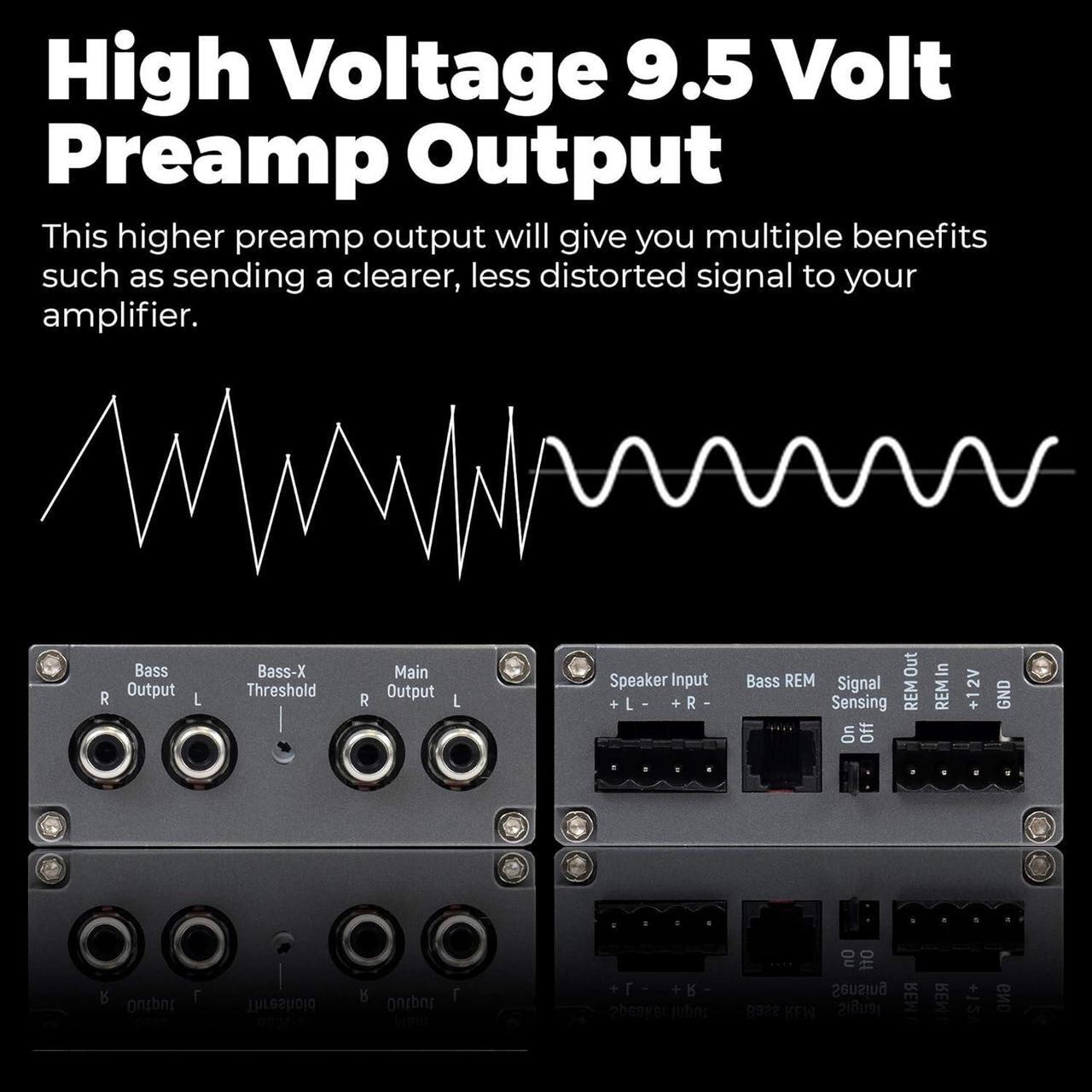 Alt view image 3 of 7 - XBBR2 X-Series 2-Channel Bass Restoration Processor and Line Output Converter with Impedance Matching and Remote Level Control