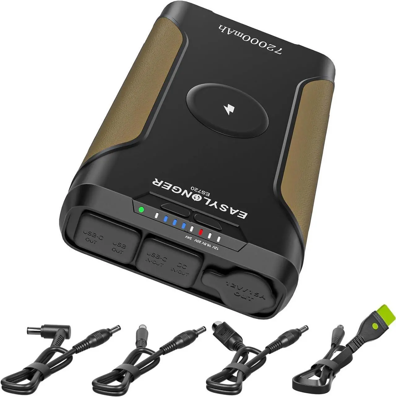 Main image of CPAP Battery Backup ES720, 72000mAh CPAP Power Supply with 4 Cables for ResMed S9/ AirMini/AirSense 10/ AirCurve 10/ AirSense 11/ Philips Dreamstation, 266.4Wh Battery for Outdoor Camping