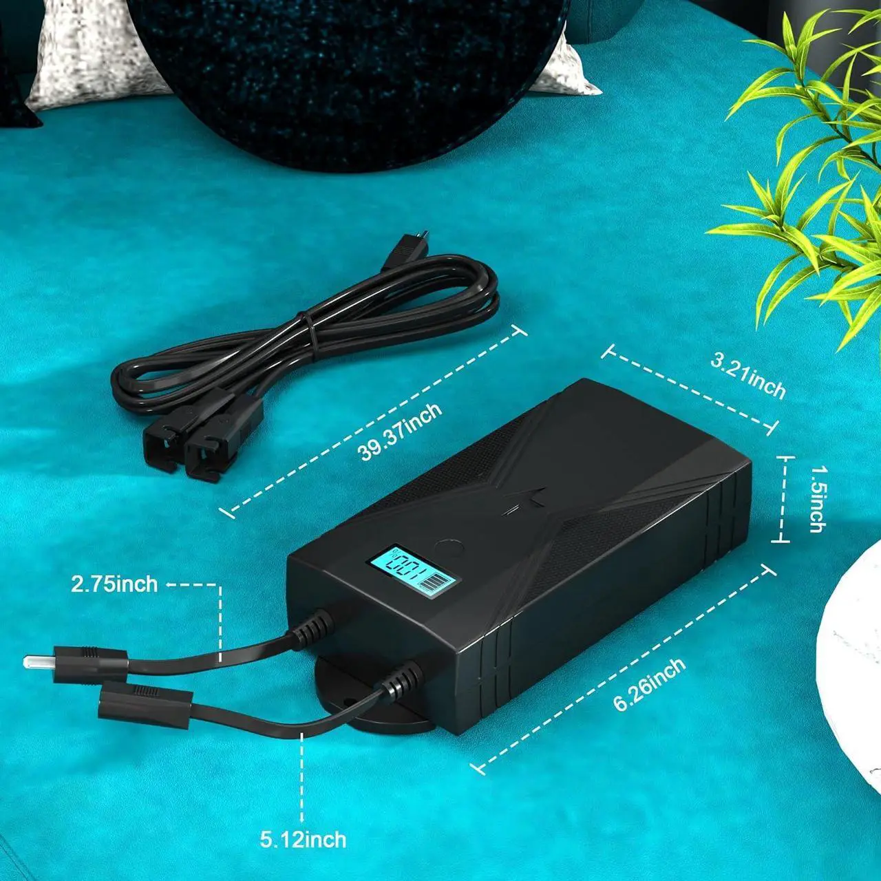 Alt view image 2 of 5 - Battery Pack for Reclining Furniture- 2500mAh Power Recliner Battery Pack Rechargeable, Universal Furniture Battery Pack with 2-Pin Electric Connection for Lift Chairs Sofas- Power Supply