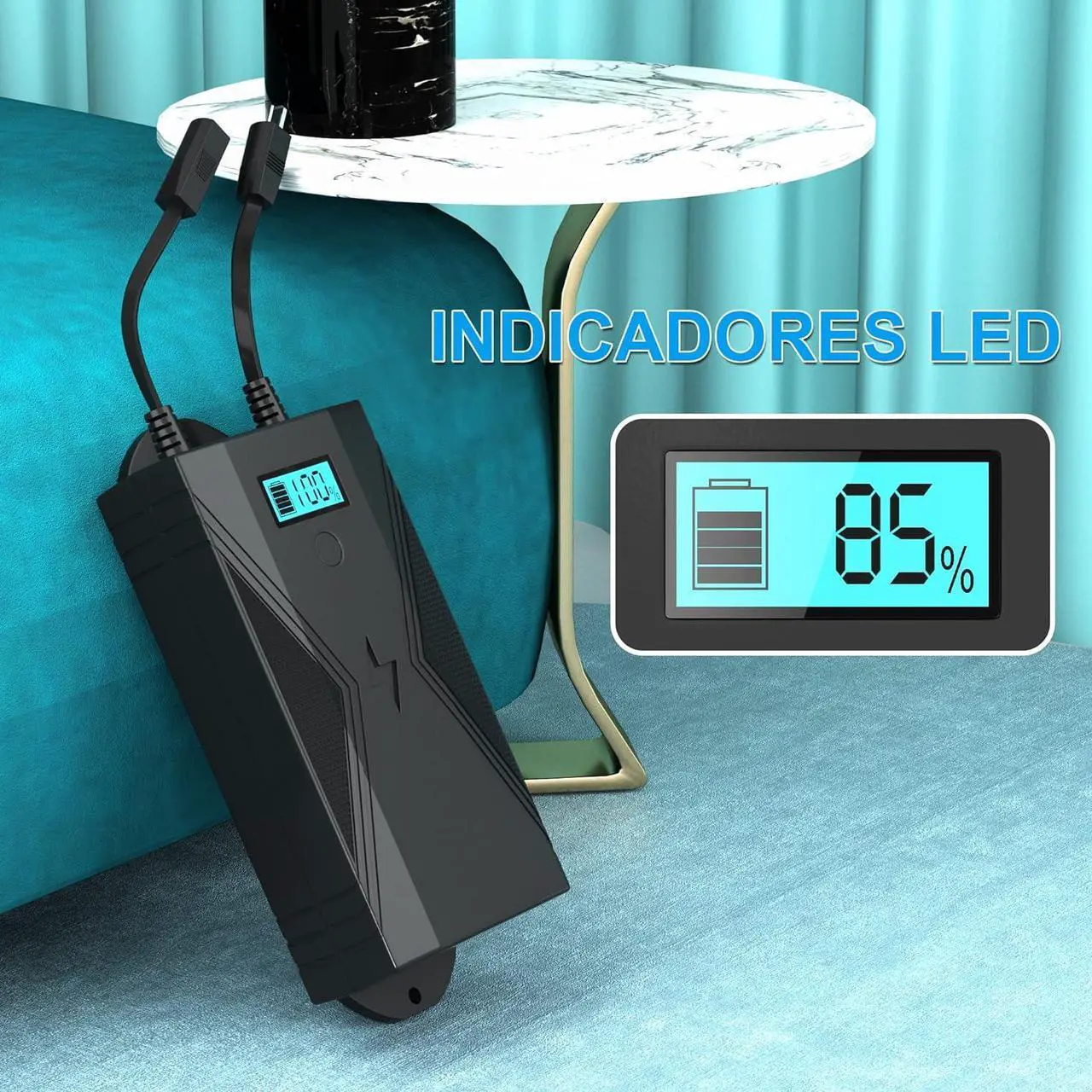 Alt view image 3 of 5 - Battery Pack for Reclining Furniture- 2500mAh Power Recliner Battery Pack Rechargeable, Universal Furniture Battery Pack with 2-Pin Electric Connection for Lift Chairs Sofas- Power Supply
