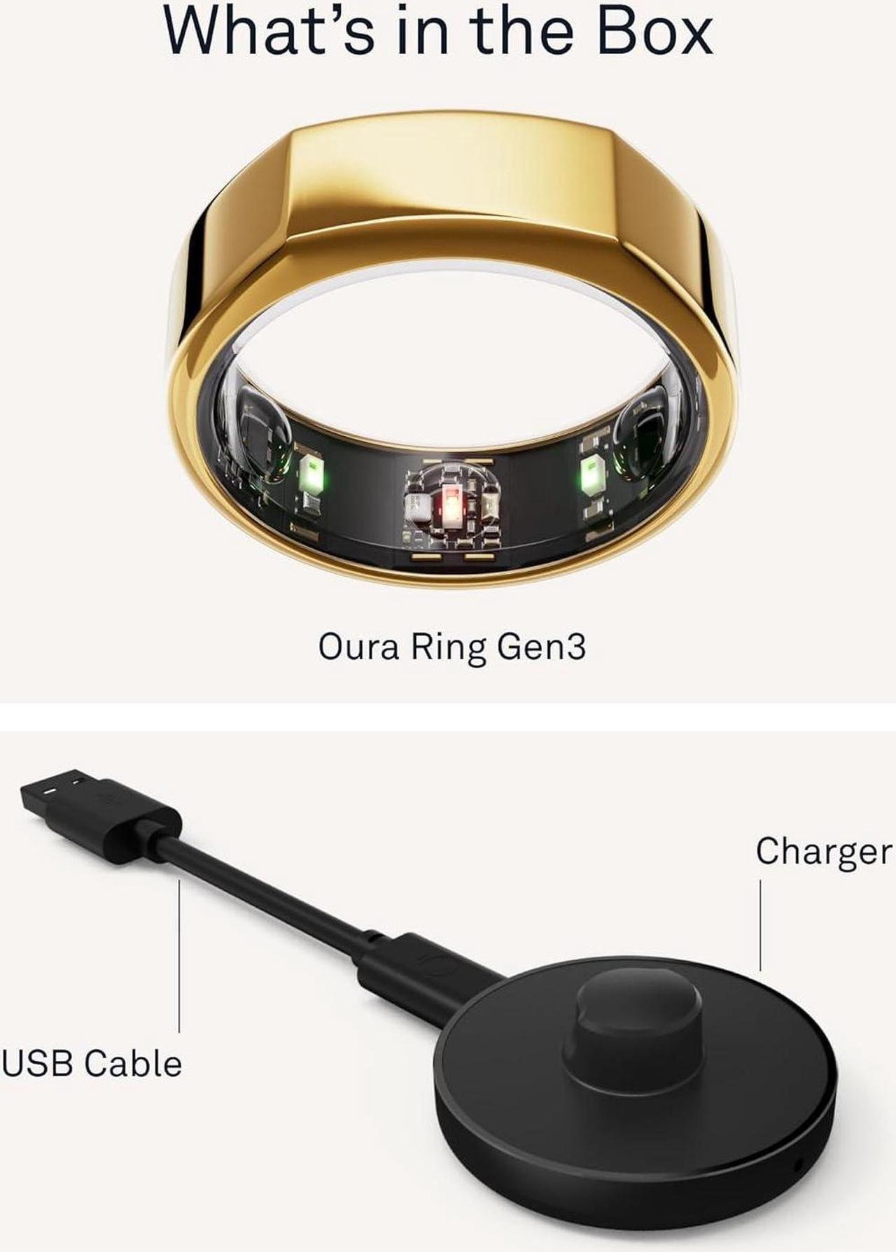 Alt view image 7 of 7 - Gen3 Horizon - Silver - Size 6 - Smart Ring - Size First with Oura Sizing Kit - Sleep Tracking Wearable - Heart Rate - Fitness Tracker - 5-7 Days Battery Life