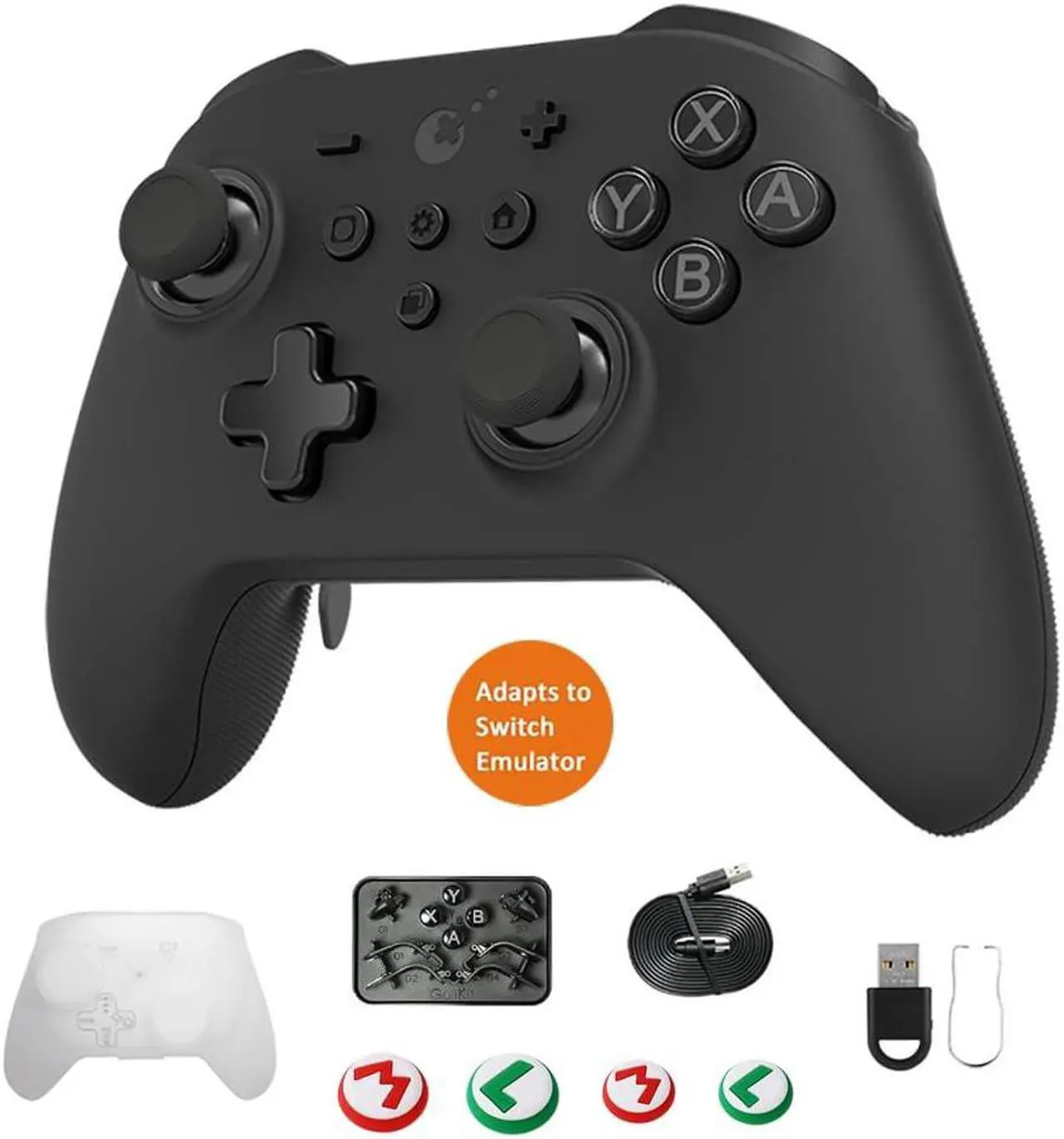 Main image of KK3 MAX Controller,Kingkong 3 Maglev Vibration Motor,Hall Effect Bluetoot/Wired/Wireless Controller with 1000Hz Polling Rate and Level 2200 High Precision Joystick for Windows, Android, iOS (White)
