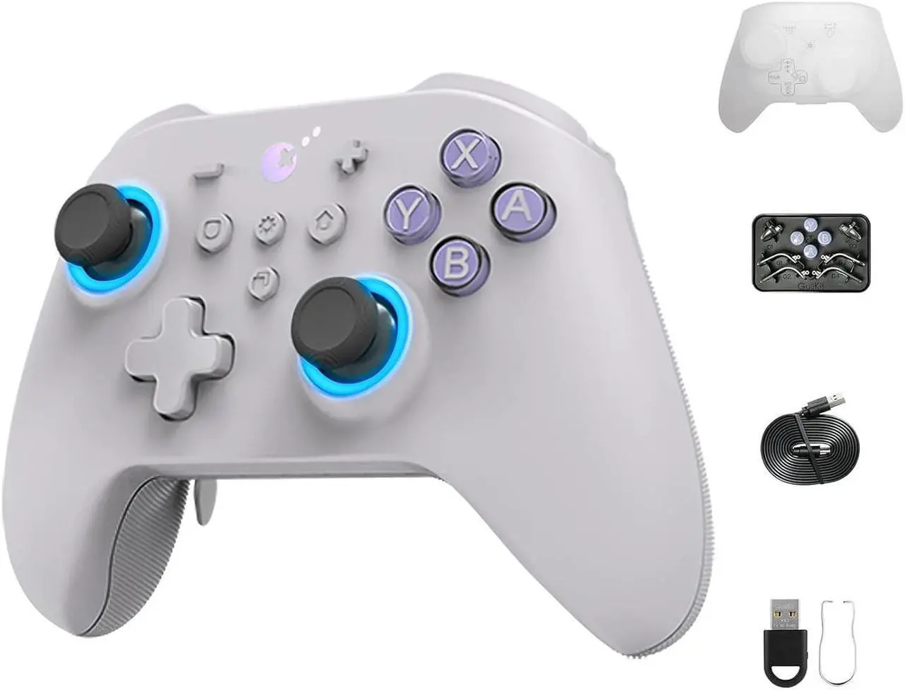 Main image of KK3 Max, Kingkong 3 Max Controller for Switch, 4 Back Buttons, Hall Joysticks & Triggers, Maglev/Rotor/HD Vibration,1000Hz Polling Rate,RGB lights,for Switch/Android/iOS/macOS/Steam Deck