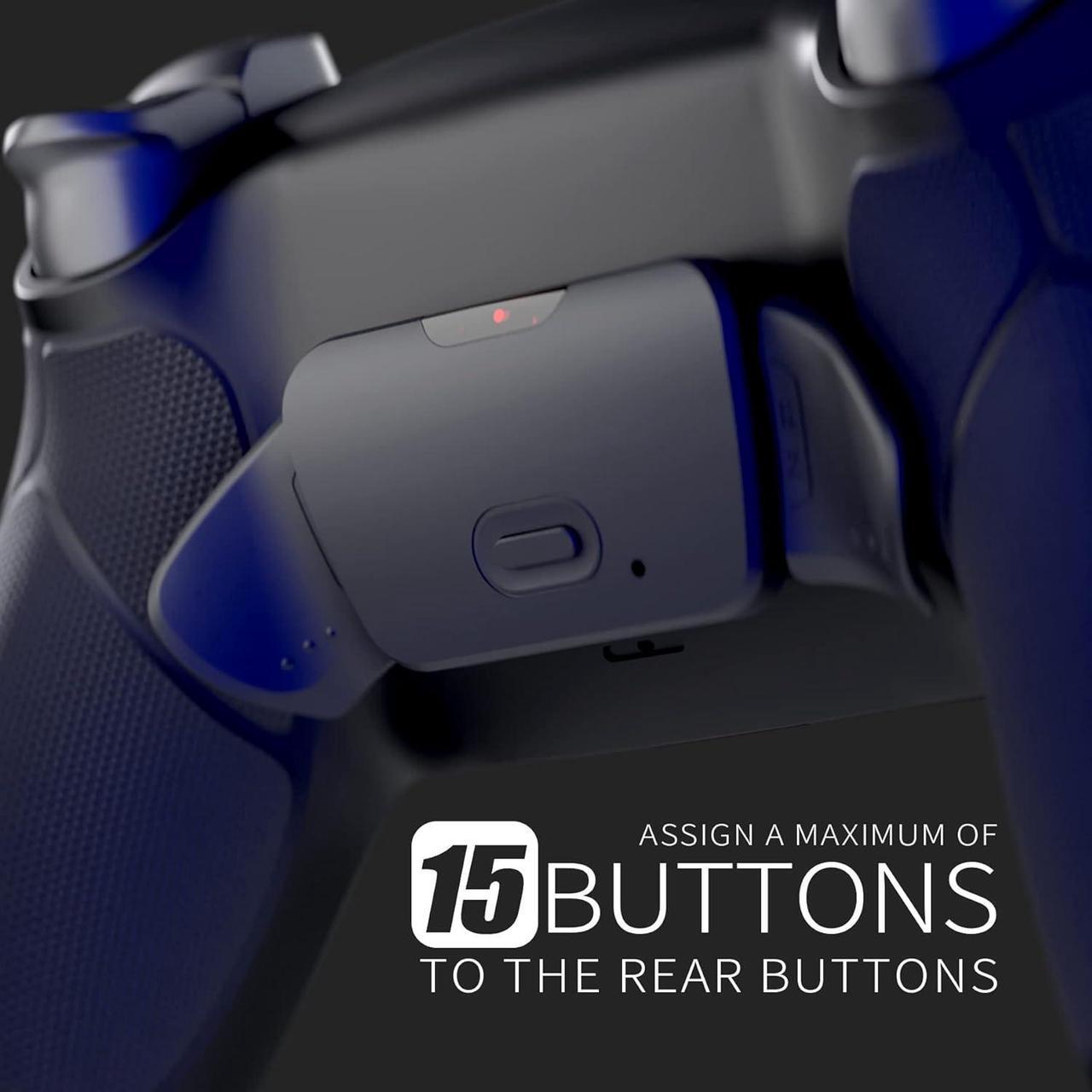 Alt view image 4 of 6 - Esports Rival Elite Controller 2 Paddles & Interchangeable Thumbsticks & Hair Trigger Compatible with ps5 Customized Game Controller PC Wireless FPS Gamepad - Black