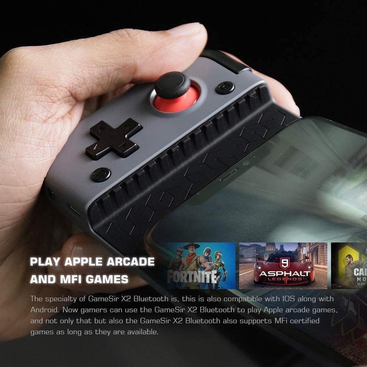 Alt view image 4 of 6 - X2 Pro Mobile Game Controller for Android Phone, Play Xbox Game Pass, Xcloud, Apex, Stadia, Luna - Mappable Back Buttons - Passthrough ChargingInclude 1 Free Month Xbox Game Pass Ultimate