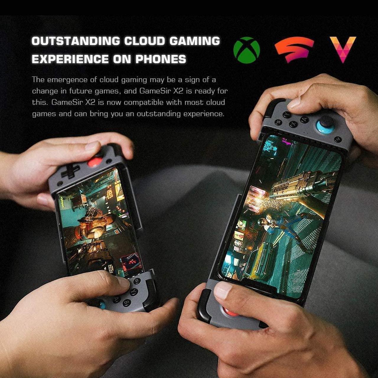 Alt view image 6 of 6 - X2 Pro Mobile Game Controller for Android Phone, Play Xbox Game Pass, Xcloud, Apex, Stadia, Luna - Mappable Back Buttons - Passthrough ChargingInclude 1 Free Month Xbox Game Pass Ultimate