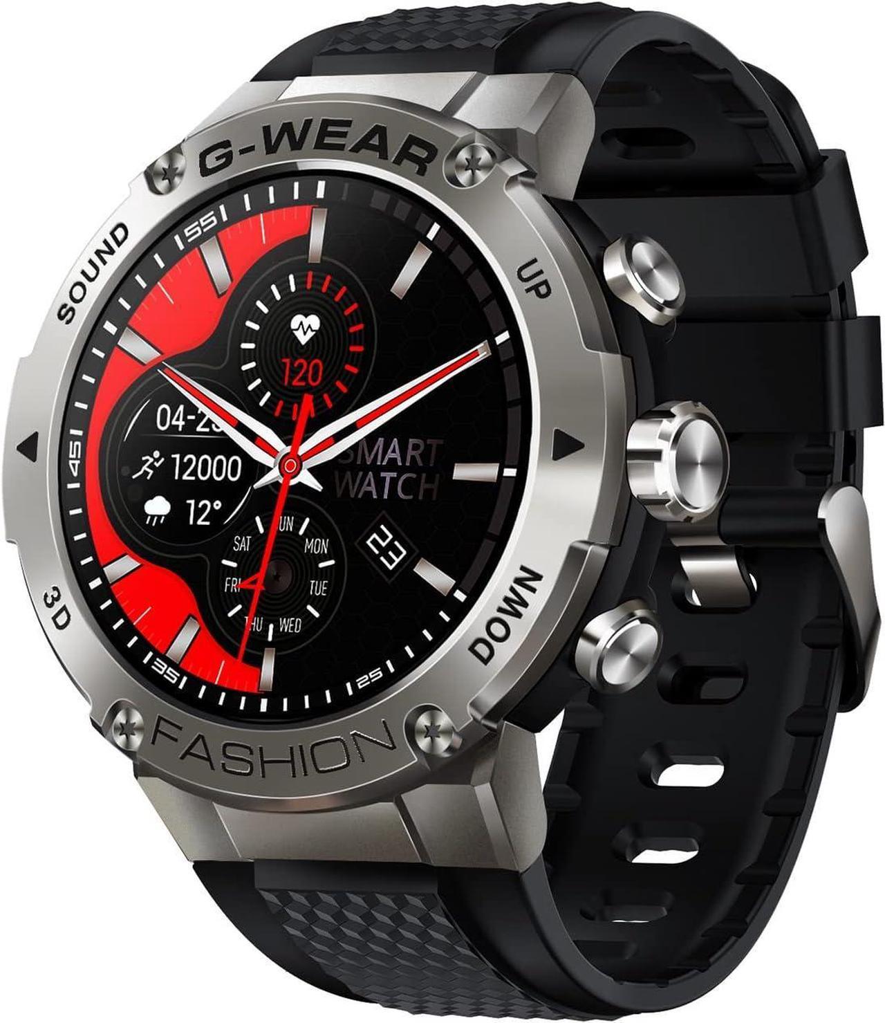 Main image of Smart Watches for Men Activity Fitness Tracker Smartwatch with Bluetooth Call Heart Rate Sleep Monitor Pedometer Waterproof Sport Watch for Android iOS Phone