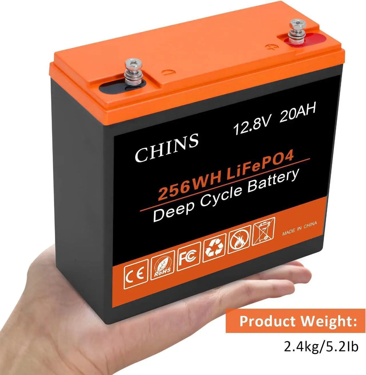 Alt view image 2 of 7 - Bluetooth LiFePO4 Battery 12V 290AH Smart Lithium Battery, Built-in 200A BMS, 6000+ Cycles, Perfect for RV, Off-Grid, Solar Power System, Home Backup, UPS, Marine