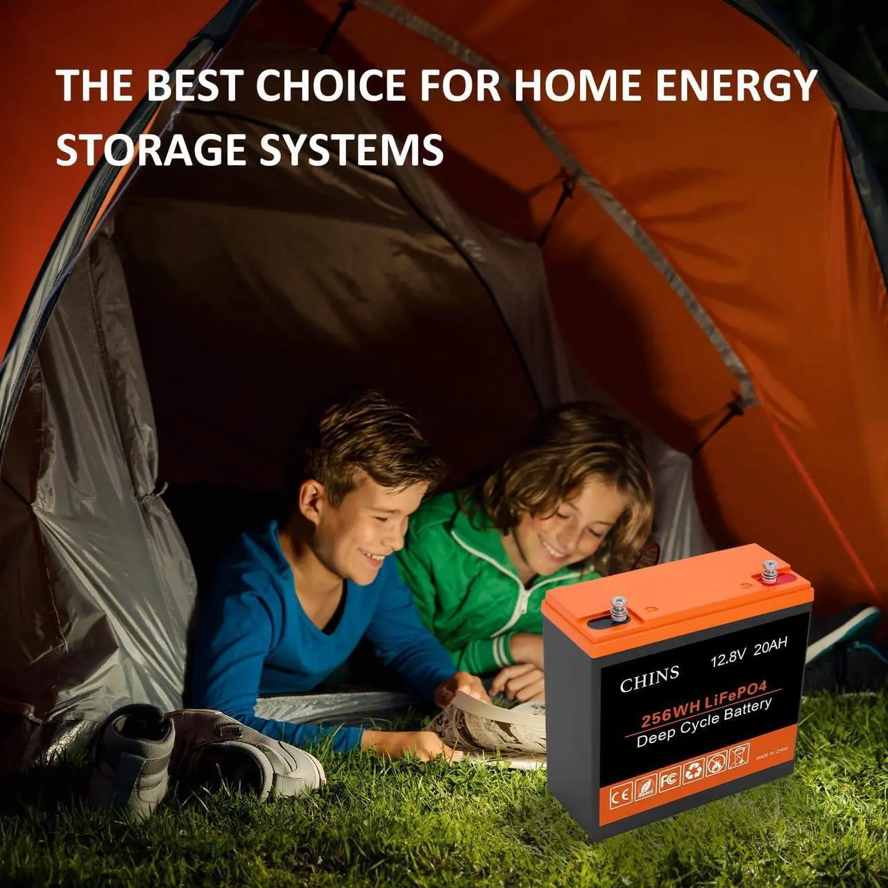 Alt view image 7 of 7 - Bluetooth LiFePO4 Battery 12V 290AH Smart Lithium Battery, Built-in 200A BMS, 6000+ Cycles, Perfect for RV, Off-Grid, Solar Power System, Home Backup, UPS, Marine