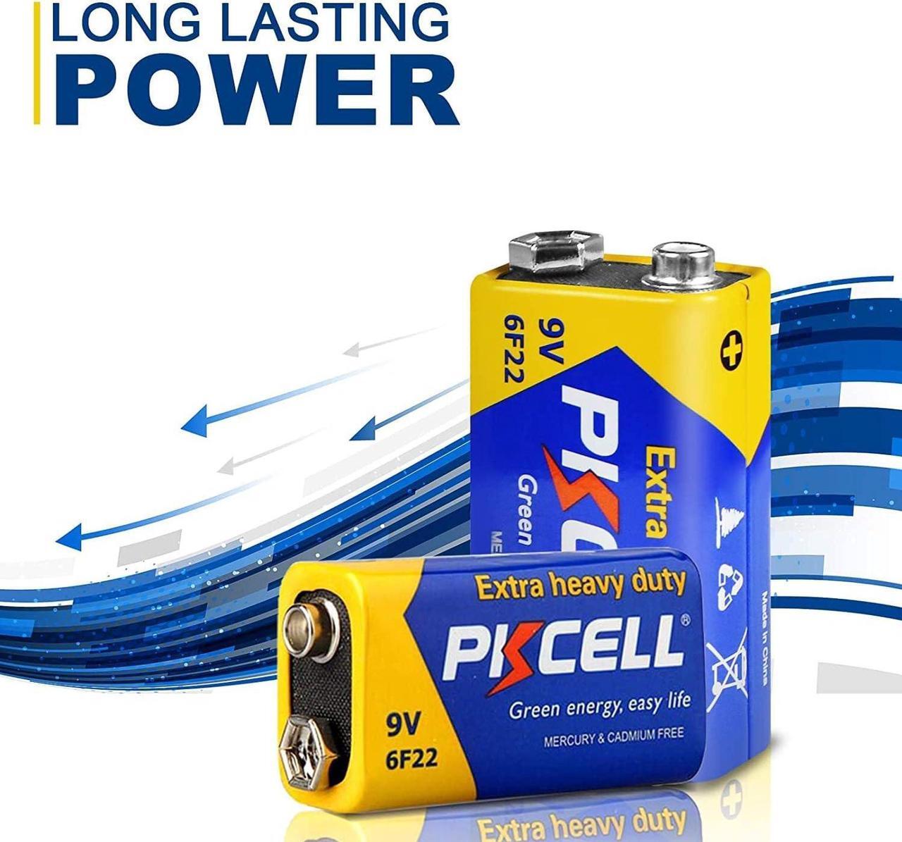 Alt view image 5 of 7 - 9V Dry Battery (100 Count) Ultra Long-Lasting 9 Volt Carbon Zinc Battery,  Leak-Proof 9V Battery for Smoke Detectors