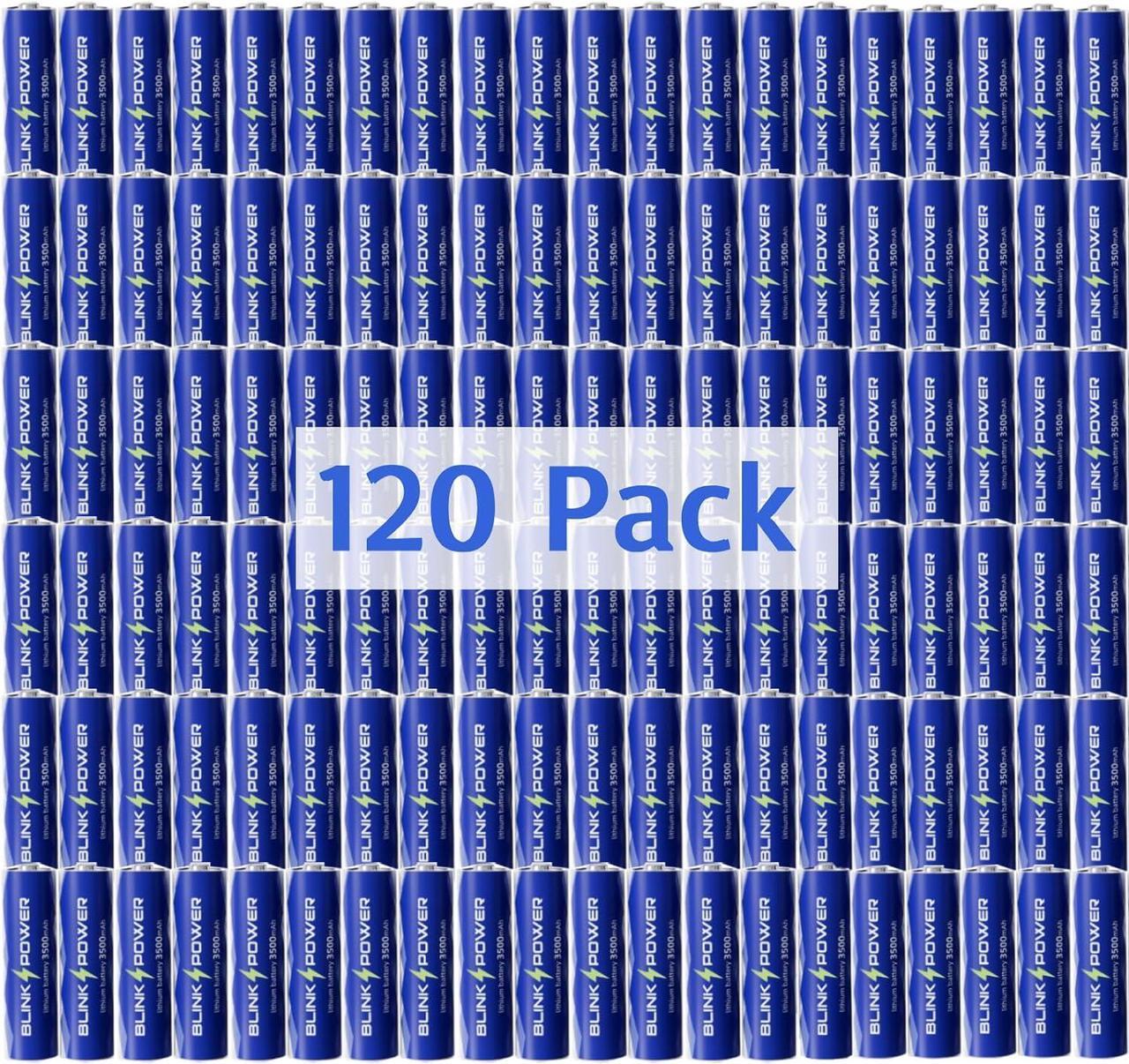 Main image of Lithium Batteries AA 120 Pack, 3500mAh NO.1 Lasting 1.5V Double A Lithium Battery Non-Rechargeable