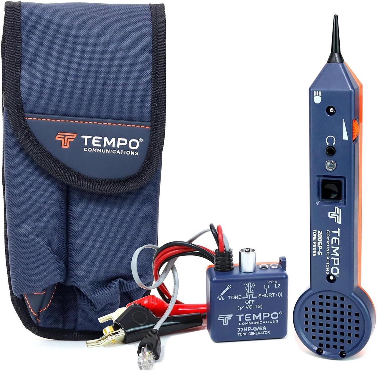 Main image of Communications 701K-G Wire Tracer Tone Generator and Probe Kit for Ethernet, Internet, Telephone, Speaker, Coax, Video, and Data Cable (701K-G-BOX Pro Grade)