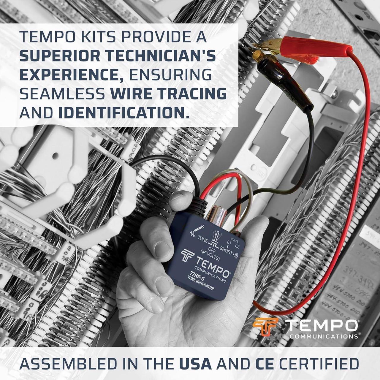 Alt view image 4 of 7 - Communications 701K-G Wire Tracer Tone Generator and Probe Kit for Ethernet, Internet, Telephone, Speaker, Coax, Video, and Data Cable (701K-G-BOX Pro Grade)