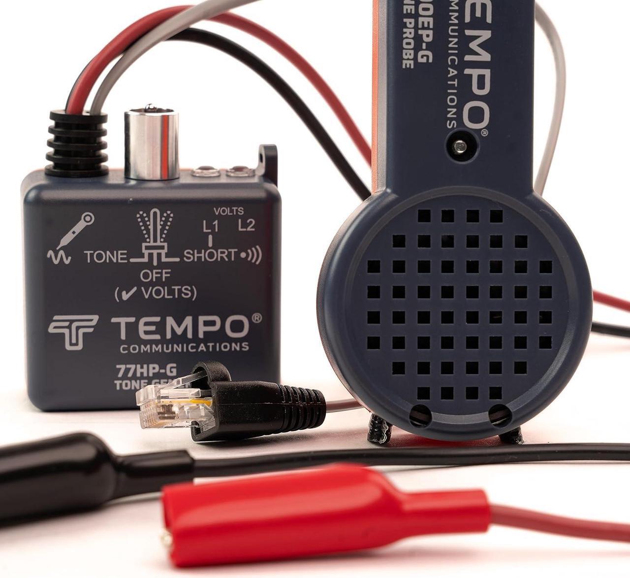 Alt view image 7 of 7 - Communications 701K-G Wire Tracer Tone Generator and Probe Kit for Ethernet, Internet, Telephone, Speaker, Coax, Video, and Data Cable (701K-G-BOX Pro Grade)