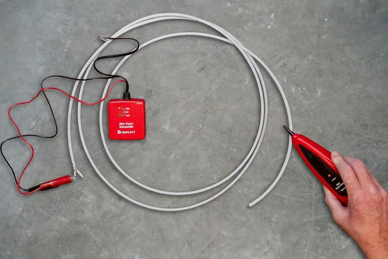Alt view image 2 of 7 - 3399 Fox & Hound Premium Tone and Probe Wire Tracing Kit Generates Multiple Tones with Adjustable Sensitivity for Electrical Wire, LAN Cable, Telephone,Black