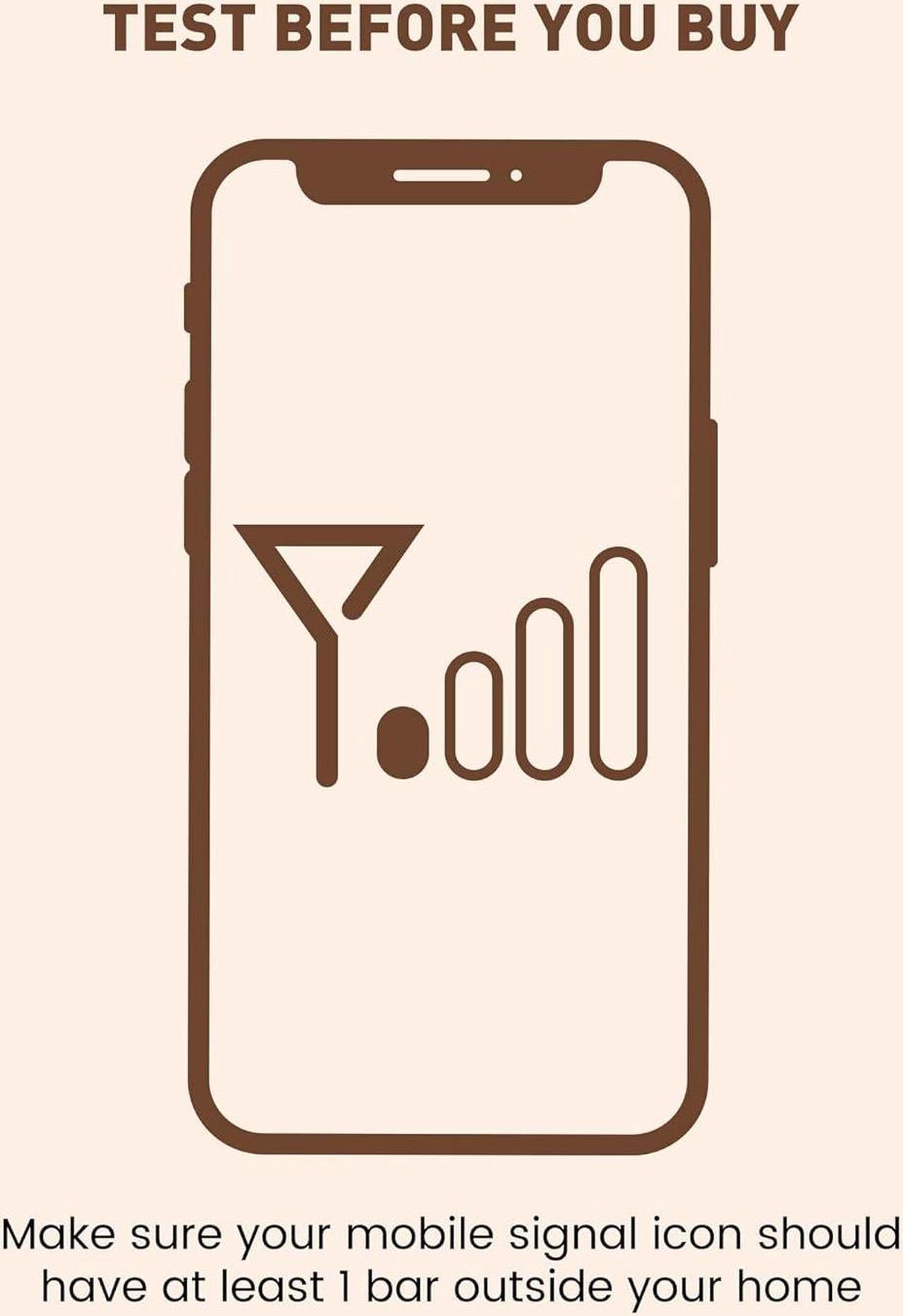 Alt view image 3 of 7 - Cell Phone Booster for Home, Up to 2,000 sq ft, All US Carriers - Verizon, AT&T, T-Mobile, Sprint & More, Cell Signal Booster Boosts 5G/4G LTE, FCC Approved