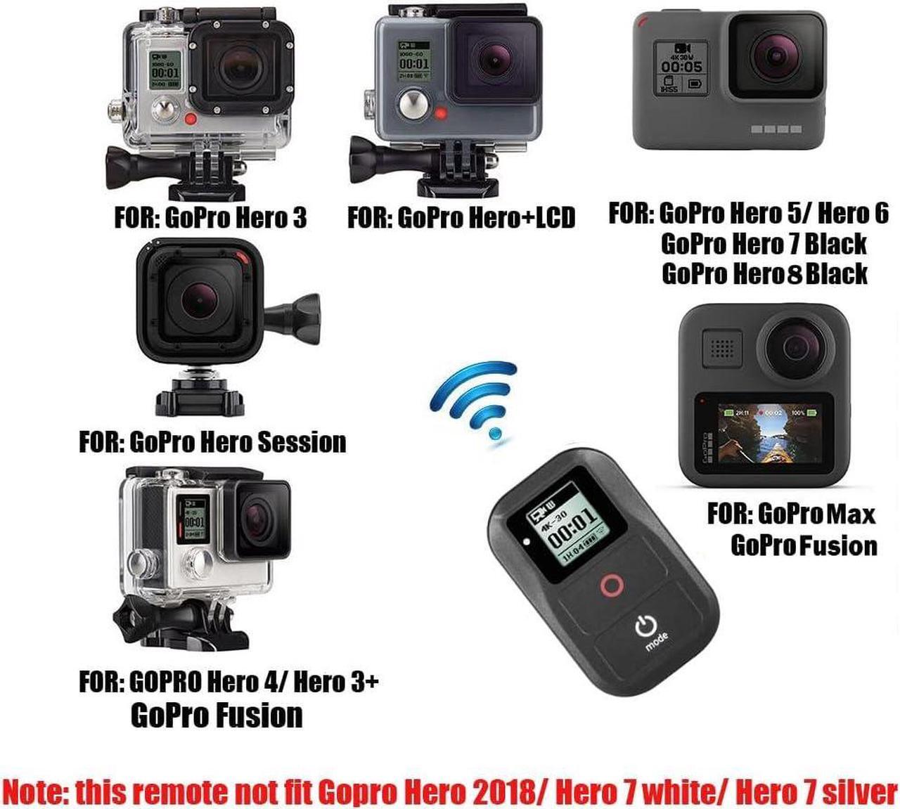 Alt view image 6 of 7 - Waterproof Wireless Remote Control for Gopro Hero 8 Hero 7 Black Hero 6 Black Hero 5 Hero 5session Hero 4 Hero4 Session Hero 3+ Hero 3 Action Camera WiFi Remote