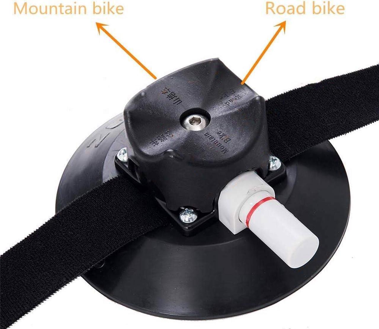 Alt view image 5 of 6 - Bike Rack for Car Roof, Vacuum Suction Cup Bicycle Carrier Aluminium Alloy Roof Rack, with 5 Adapters for Most Bikes, 9x100mm/12x100mm/15x100mm/15x110mm/20x100mm/20x110mm (6" Suction Carrier)