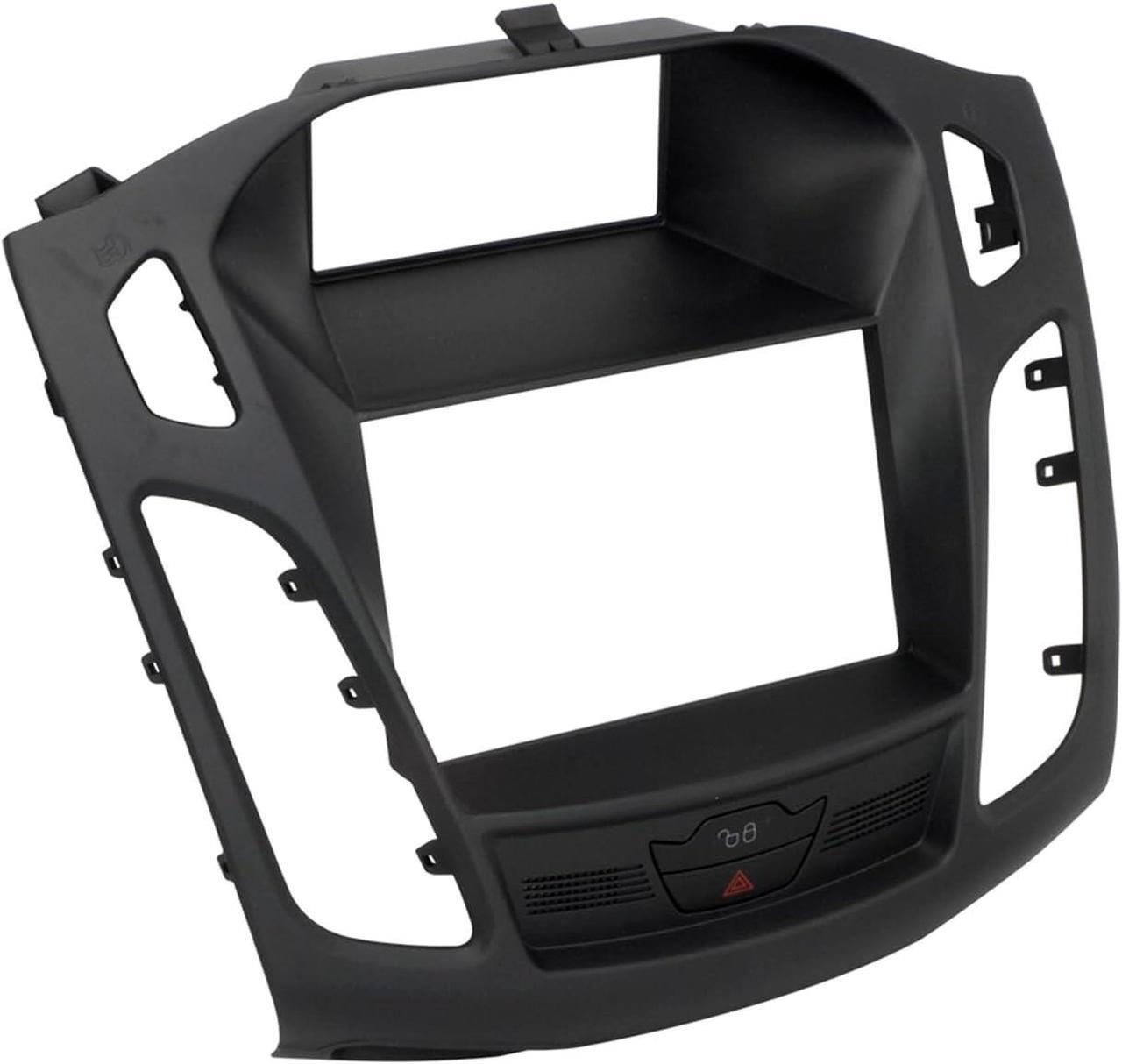 Alt view image 3 of 5 - FD6200B Double DIN Radio Installation Dash Kit Compatible with Select 2012-14 Ford Focus - Non Factory Navigation Models Only - Car Stereo Install Kit