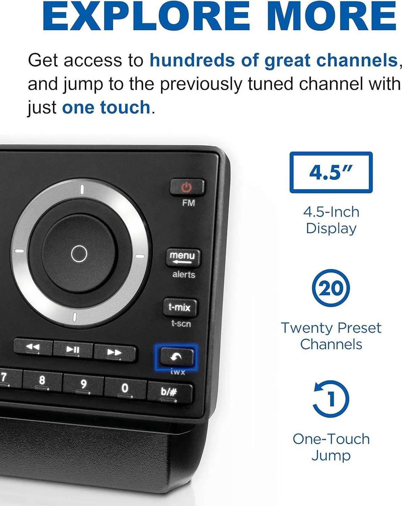 Alt view image 3 of 7 - SXPL1V1 Onyx Plus Satellite Radio with Vehicle Kit  Easy to Install, Enjoy SiriusXM on Your Existing Car Stereo with This Dock and Play Radio