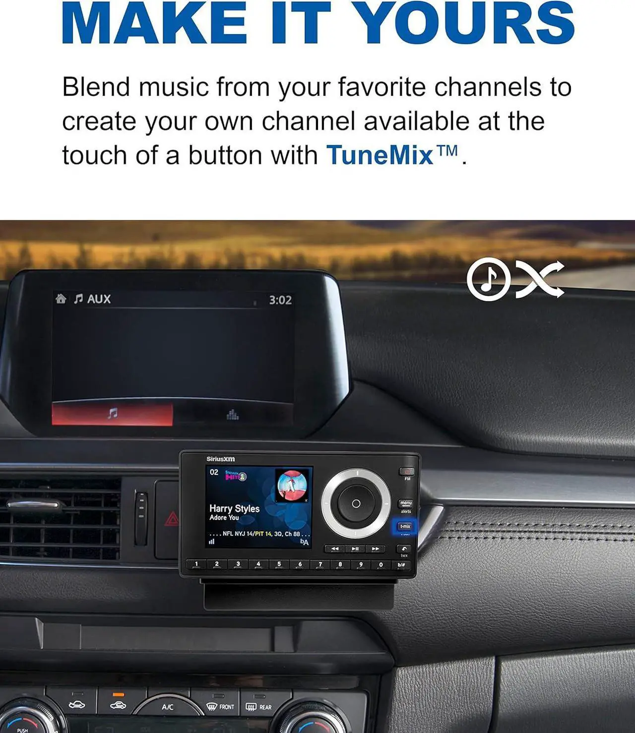 Alt view image 4 of 7 - SXPL1V1 Onyx Plus Satellite Radio with Vehicle Kit  Easy to Install, Enjoy SiriusXM on Your Existing Car Stereo with This Dock and Play Radio