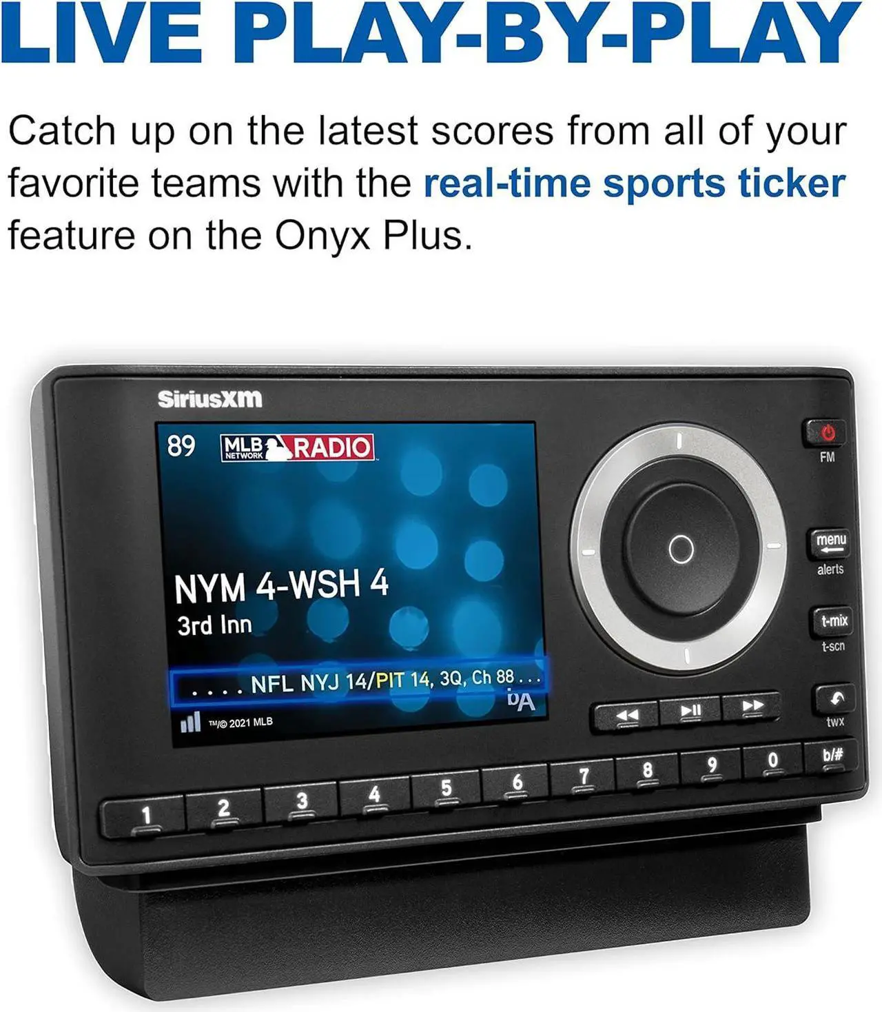 Alt view image 6 of 7 - SXPL1V1 Onyx Plus Satellite Radio with Vehicle Kit  Easy to Install, Enjoy SiriusXM on Your Existing Car Stereo with This Dock and Play Radio