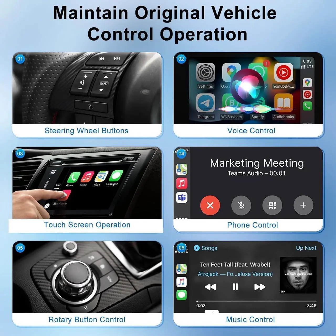 Alt view image 3 of 7 - CarPlay Wireless Adapter,Wireless Carplay Adapter for Wired CarPlay to Wireless CarPlay,Carplay Wireless Dongle with 98% of car Models