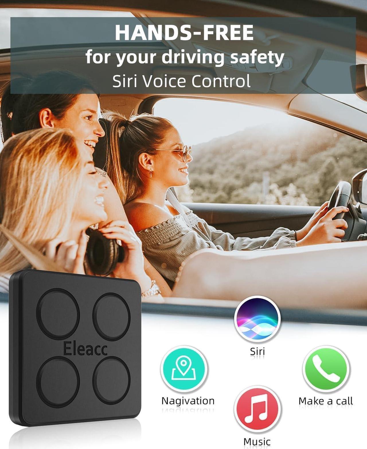 Alt view image 4 of 7 - Wireless CarPlay Adapter for iPhone, Convert Wired to Wireless Apple CarPlay Adapter, Mini Size 5.8GHz WiFi Bluetooth Auto Connect CarPlay Dongle for Cars from 2015 & iPhone iOS 10+