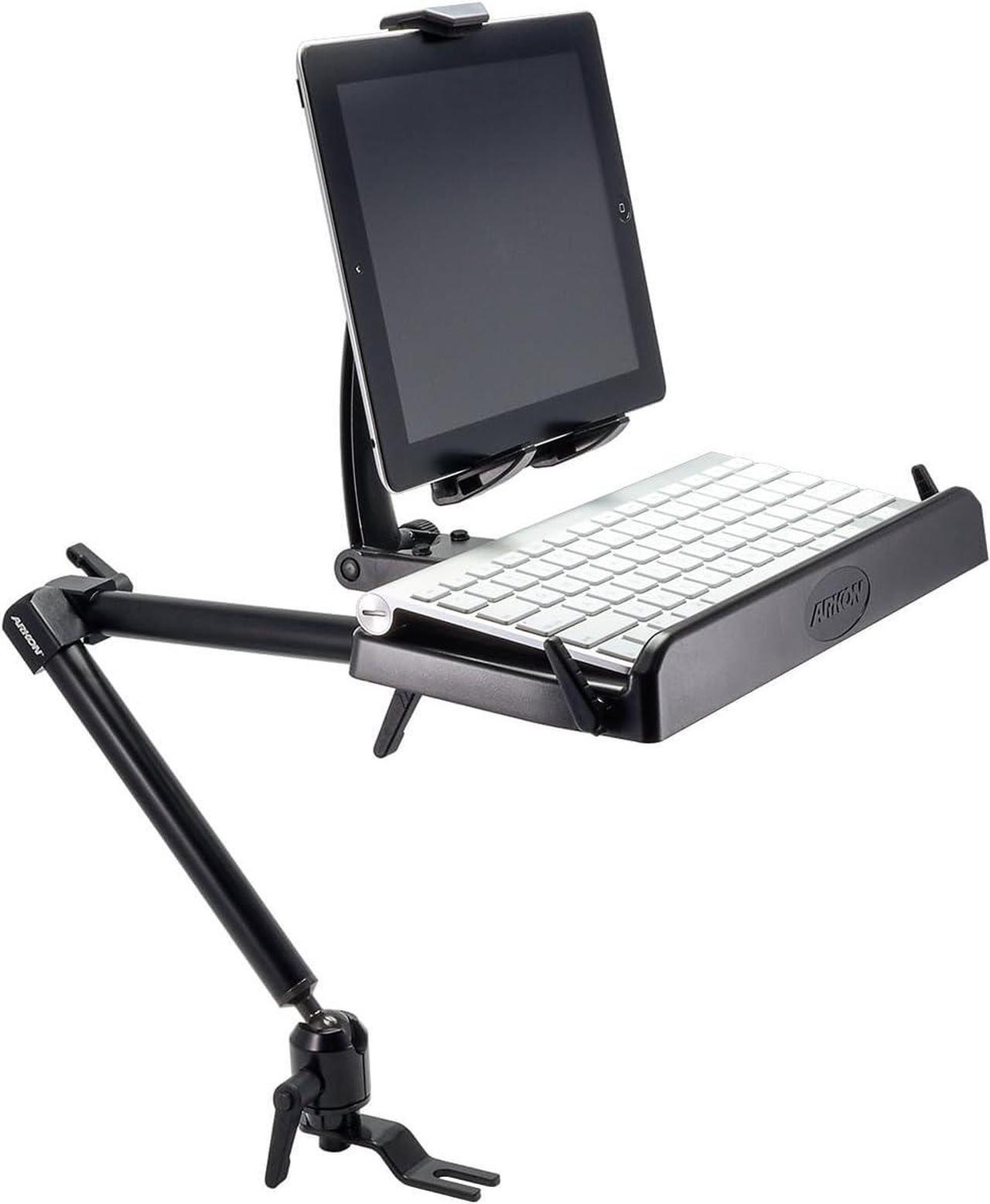Alt view image 2 of 4 - Tablet And Keyboard Tray Combo Car Mount | Tablet Holder For Car | Professional-Grade Durability | Easy Installation | Keyboard Tray | Fits iPad and Samsung Tablets