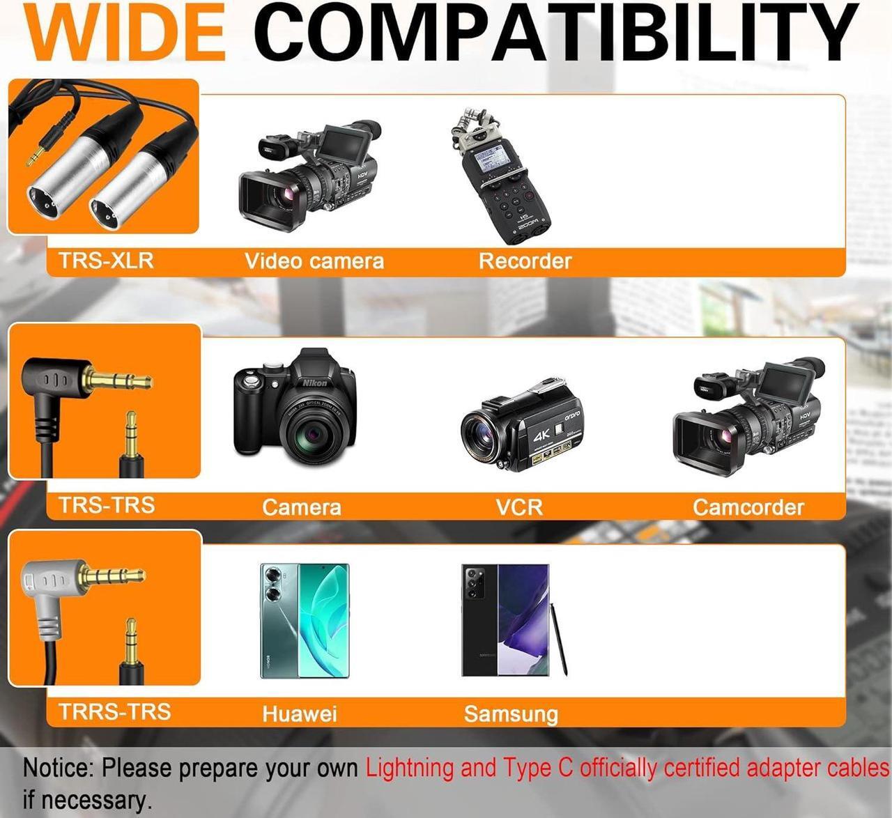 Alt view image 5 of 7 - Wireless Lavalier Microphone with 4 Transmitters, Comica BoomX-U Qua UHF 24 Channel Professional Lapel Microphone for Cameras Canon Sony DSLR Camcorder,Lav Mic for YouTube Recording Interview Filming