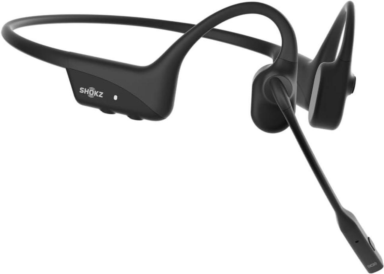 Main image of OpenComm2 - Open-Ear Bone Conduction Headphones, Wireless Bluetooth Computer Headsets with Noise Canceling Mic and Mute Button for Work, Call, Meeting, 16 Hours Talk Time for Mobile & PC, Black