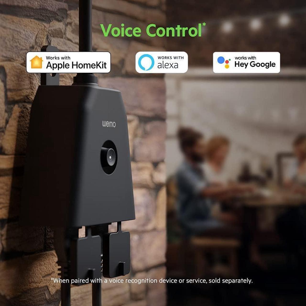 Alt view image 7 of 7 - Wifi Smart Outdoor Plug, 3.63 X 3.7 X 1.67
