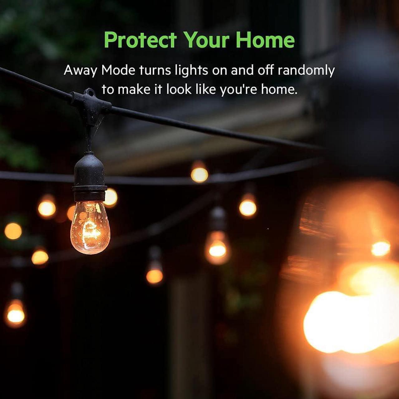 Alt view image 4 of 7 - Wifi Smart Outdoor Plug, 3.63 X 3.7 X 1.67