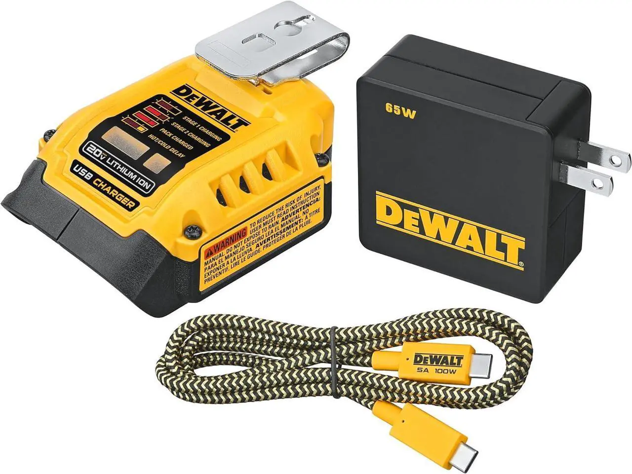 Main image of Battery Charger and USB Wall Charging Kit (DCB094K)