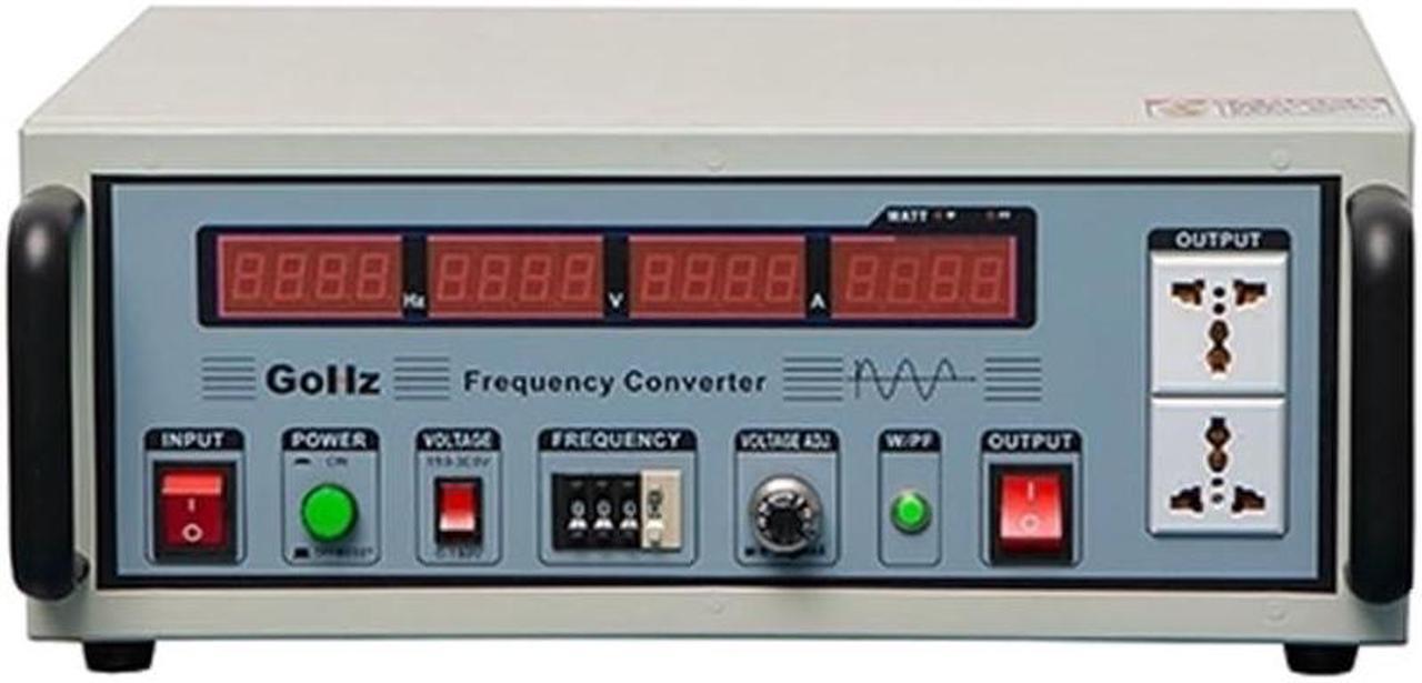 Main image of Single Phase 120V 60Hz to 240V 50Hz Converter, 1kVA 110V to 230V 1 Phase Static Frequency Converter (Output Frequency: 50Hz/60Hz)